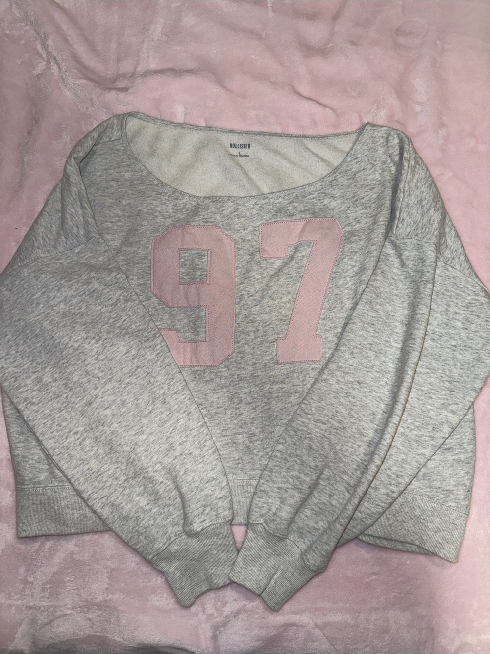Hollister off the shoulder sweatshirt